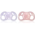 Twistshake Orthodontic 6m+ dudlík Pink+Purple 2 ks