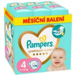 Pampers Premium Care vel. 4 9–14 kg dětské pleny 174 ks