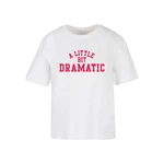 Women's T-shirt A Little Bit Dramatic - white