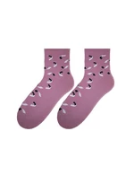 Socks Bratex D-005 Women Women's Winter Half-Terry Pattern 36-41 pink 036