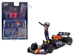 Red Bull Racing RB18 11 Sergio Perez "Oracle" Winner "Monaco GP" (2022) with Driver Figure Limited Edition 1/64 Diecast Model Car by True Scale Minia