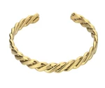 Marc Malone Stylový pevný náramek Tatum Gold Bracelet MCB23052G