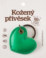 Klíčenka srdce zelené Verde