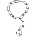 Y Chain Peace Bracelet - Silver Color