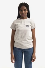 Bavlnené tričko A.P.C. Denise COEAV.F26842-WHITE, šedá farba
