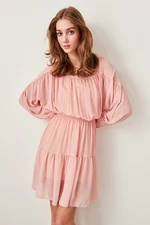 Trendyol Pink Ruffled Dress