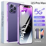 I15 Pro Max Global Version Face ID Smartphone 6.7 Inch Screen 64MP Cellphones 16GB+1TB 4G 5G Cell Phone 8000mAh Mobile Phones
