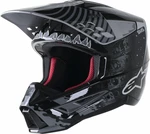 Alpinestars S-M5 Solar Flare Helmet Black/Gray/Gold Glossy M Bukósisak