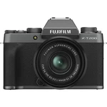 Digitálny fotoaparát Fujifilm X-T200 + XC15-45 čierny/sivý súprava digitálneho bezzrkadlového fotoaparátu a objektívu • 24,2 Mpx snímač CMOS • objektí