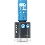 Rimmel Kind & Free lak na nechty odtieň 158 All Greyed Out 8 ml