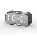 Bakeey Z5 Alarm Clock Wireless bluetooth Speaker Portable Mini Mirror Alarm Clock HiFi Support TF Card