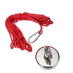 25mm-120mm 35-600Kg Neodymium Fishing Magnet Salvage Recovery Magnet + 10M Rope For Detecting Metal Treasure