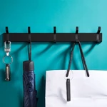 YOUQIN 3/4/5/6 Sticky Hook Wall Mounted Bearing Household Rack Punched Hanging Bathroom
