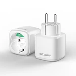 BlitzWolf® BW-SHP15 Zigbee 3.0 16A 3680W Smart Plug Wireless Power Socket Outlet EU Plug APP Remote Control / Voice Cont