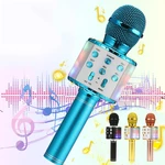 Bakeey 858L Wireless Microphone 2*13W Stereo DSP Noise Reduction bluetooth Speaker 2600mAh TF Card Luminous Karaoke Mic