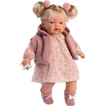 Llorens 33130 Ariana realistická panenka se zvuky a měkkým látkový tělem 33 cm