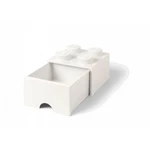 LEGO úložný box 4 se šuplíkem Bílá
