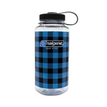 Nalgene Wide Mouth 1000ml - Blue Plaid LIMITED EDITION