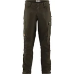 Kalhoty Fjällräven Kaipak Trousers - Dark Olive Velikost: C56