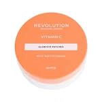 Revolution Skincare Vitamin C Glow Eye Patches 60 ks maska na oči pre ženy na veľmi suchú pleť; na rozjasnenie pleti; na opuchy a kury pod očami