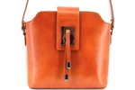 Dámská kožená kabelka crossbody Arteddy - camel