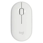 Myš Logitech M350 Pebble Wireless Mouse, biela