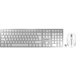 Sada klávesnice a myše CHERRY DW 9000 SLIM, stříbrná