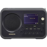 Sangean DPR-76 prenosné rádio DAB+, FM   možné znovu nabíjať čierna