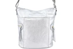 Dámská kabelka crossbody - stříbrná