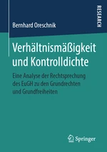 VerhÃ¤ltnismÃ¤Ãigkeit und Kontrolldichte