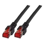 Síťový kabel RJ45 EFB Elektronik K5515.0,5, CAT 6, S/FTP, 0.50 m, černá