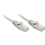 Síťový kabel RJ45 LINDY 48360, CAT 5e, U/UTP, 30.00 cm, šedá
