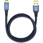 USB 3.0 kabel Oehlbach USB Plus C3 9328, 3.00 m, modrá