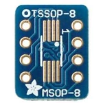 Rozšiřující deska (neosazená) Adafruit SMT Breakout PCB for SOIC-8, MSOP-8 or TSSOP-8, 6 ks