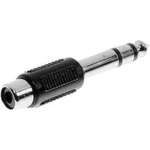 Adaptér jack TRU COMPONENTS 1559815, jack zástrčka 6,3 mm - cinch zásuvka, stereo, pólů 3, 1 ks