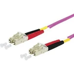 Optické vlákno kabel Metz Connect 151S1JOJO20E [2x zástrčka LC - 2x zástrčka LC], 2.00 m, fialová