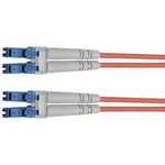 Optické vlákno kabel Telegärtner L00871A0008 [1x zástrčka LC - 1x zástrčka LC], 2.00 m, fialová
