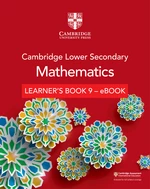 Cambridge Lower Secondary Mathematics Learner's Book 9 - eBook