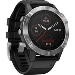 Chytré hodinky Garmin fenix 6 Silver w/Black Band (no MAP/Music/Pay)