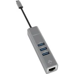 USB-C™ (USB 3.1) Multiport hub Terratec CONNECT C2, šedá