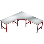Manuflex AU0049.3003 Univerzální Funfeck-Verkettungselement s PVC dekorační deska, na stůl hloubka = 800 mm