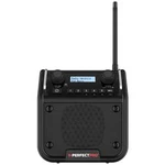 Odolné rádio PerfectPro DABPRO, AUX, Bluetooth, DAB+, FM, černá