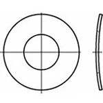 Pružné podložky vnitřní Ø: 2.6 mm DIN 137 Ušlechtilá ocel V2A A2 100 ks TOOLCRAFT TO-6854550