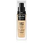 NYX Professional Makeup Can't Stop Won't Stop Full Coverage Foundation vysoce krycí make-up odstín 6.5 Nude 30 ml