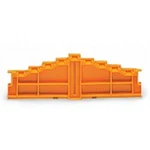 4úrovňová koncová destička, WAGO 727-208, 126 mm x 7.62 mm x 44.3 mm , 25 ks