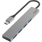 USB-C™ (USB 3.1) Multiport hub Hama 00200101, 4 porty, stříbrná