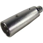 Adaptér Paccs HFA0300 [1x XLR zástrčka - 1x cinch zástrčka], stříbrná