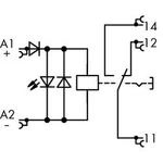 Reléový modul WAGO 789-1341, 24 V/DC, 16 A, 1 přepínací kontakt
