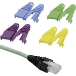 Ochranná krytka RJ45 MH Connectors MHRJ45SRB-RET-BK, černá, 1 ks