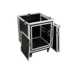 Case (kufr) Omnitronic 8 HE, rollbar 3010999M, (d x š x v) 610 x 550 x 720 mm, černá, stříbrná
